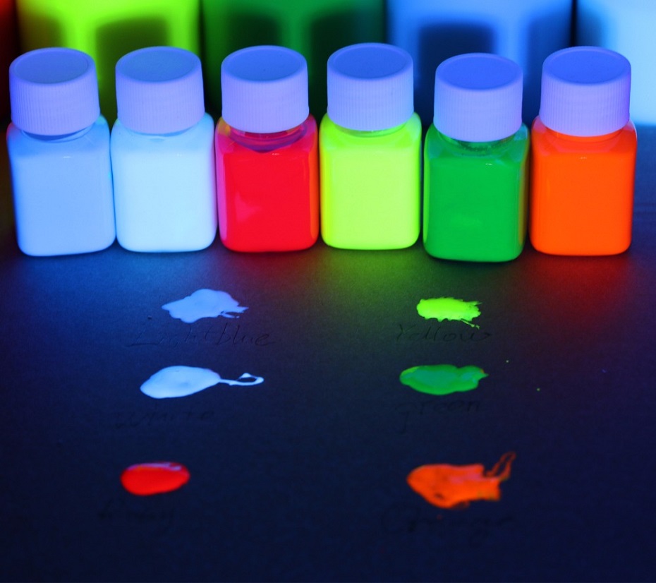 紫外线手电筒LUYOR-3160检测荧光油墨的应用