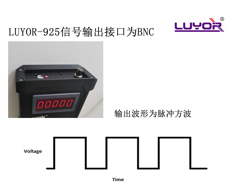 LUYOR-925激光转速表标配NBC接口